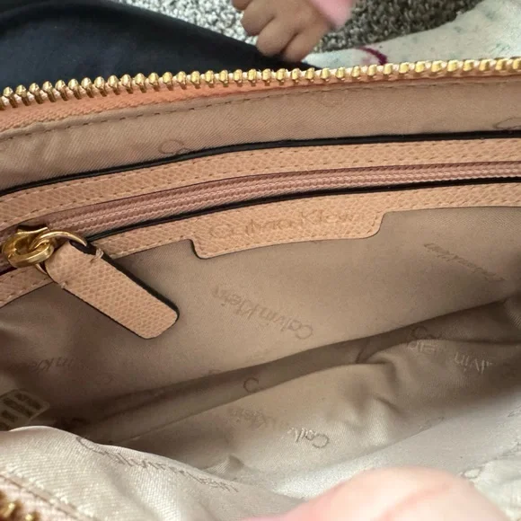 EUC Calvin Klein Snakeskin Crossbody Purse - Picture 5 of 8